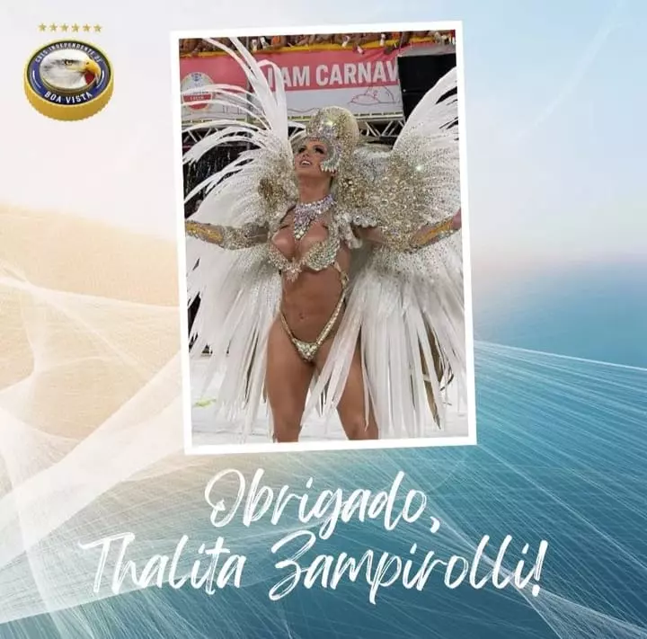 THALITA ZAMPIROLLI É DESLIGADA DO CARGO DE RAINHA DE BATERIA